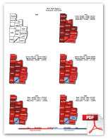 Ohio Presidential West Region Maps: 2016-1856