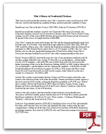 Ohio Presidentia Analysis